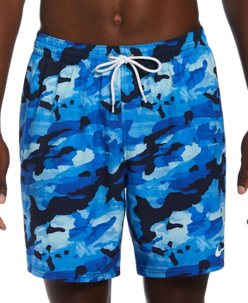 Men's Midnight Camouflage Volley 7" Swim Trunks