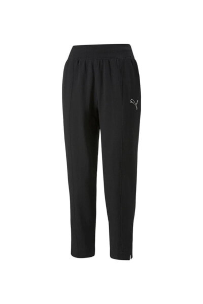 Женские брюки PUMA черного цвета High-Waist Pants 84983301