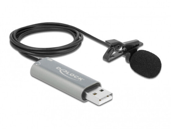 Delock 66638 - Lavalier/Lapel microphone - -30 dB - 50 - 18000 Hz - 24 bit - 192 kHz - 74 dB