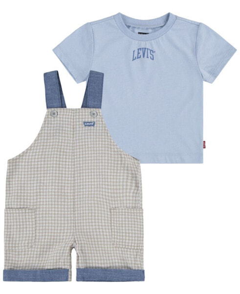 Комплект для малышей Levi's с шортами из вишняка и футболкой