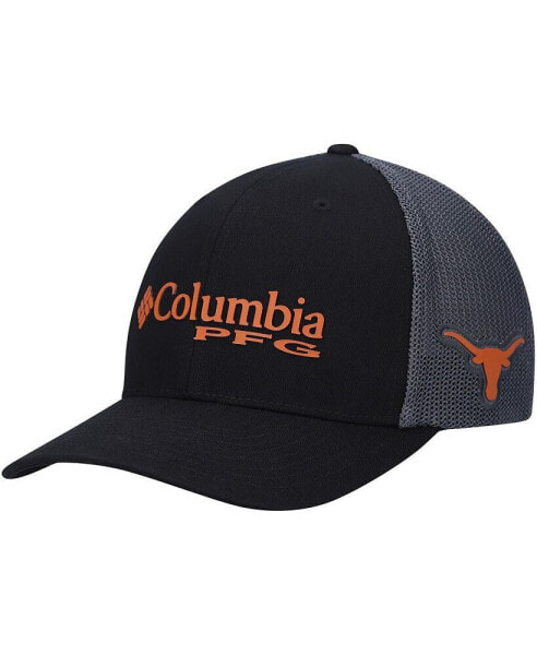 Бейсболка унисекс Columbia Texas Longhorns черно-серая