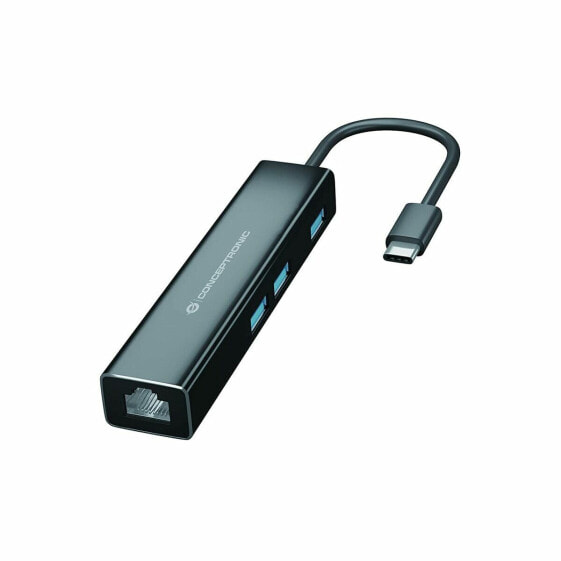 USB-разветвитель Conceptronic DONN07B Чёрный