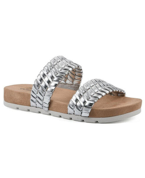 Thankful Woven Strap Sandals