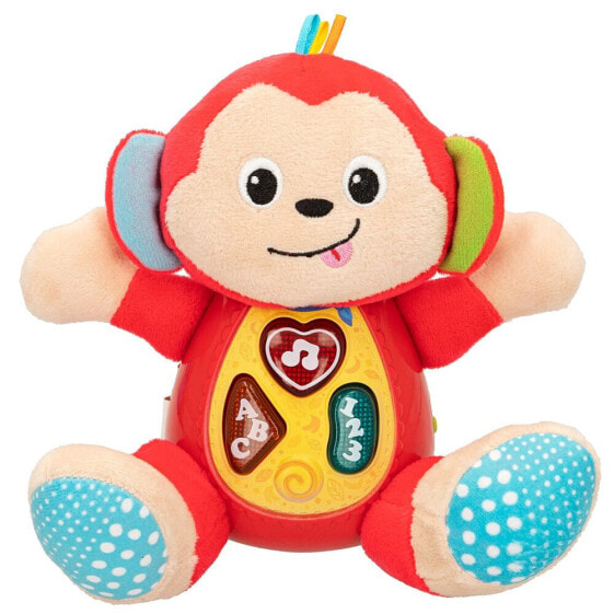 Мягкая интерактивная игрушка WINFUN М с светом и звуком Teddy Multicolor