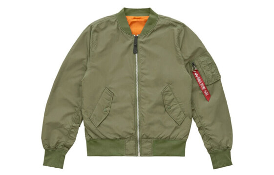 Парка для мужчин Alpha Industries L-2B Scout Bomber двусторонняя, зеленая