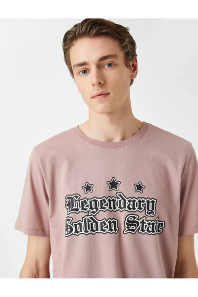 Футболка Koton Kolej Printed Crewneck Short Sleeve