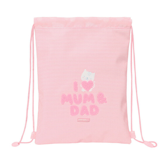 Сумка-рюкзак на веревках Safta Love Розовый (26 x 34 x 1 cm)