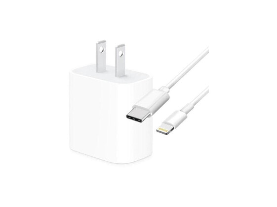 4XEM 4XIPADKITC3 White iPad Kit with 20W Charger and 3FT USB Type C to 8 Pin Cab