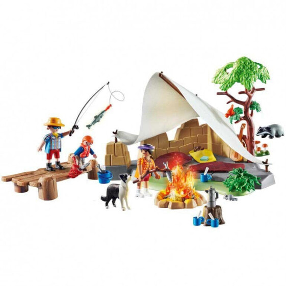 Детский конструктор PLAYMOBIL Camping Family, Для детей