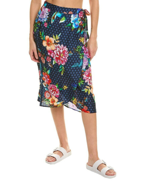 Johnny Was Ocean Dreamer Wrap Skirt Women's