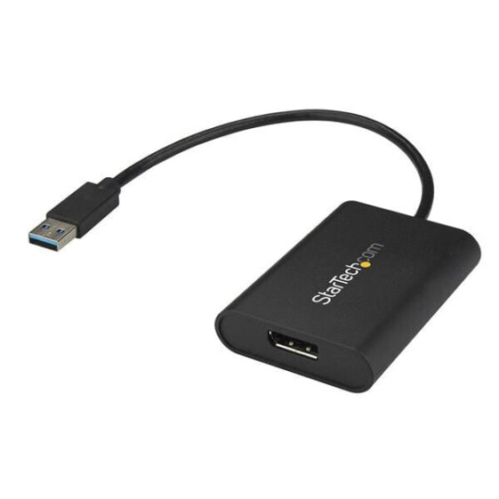 Переходник USB 3.0 к DisplayPort - 4K 30Гц - 3.2 Gen 1 (3.1 Gen 1) - USB Type-A - DisplayPort выход - 3840 x 2160 пикселей Адаптер gbc тип Startech.com