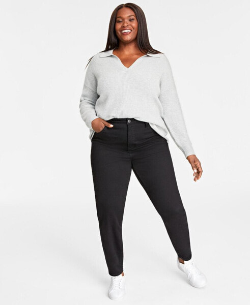 Trendy Plus Size High-Rise Skinny Jeans, Regular and Short Lengths, Created for Macy's