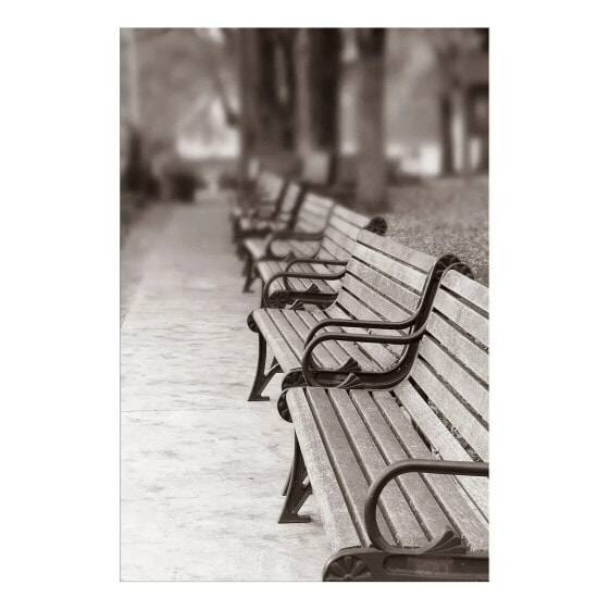 Wandbild Park Benches