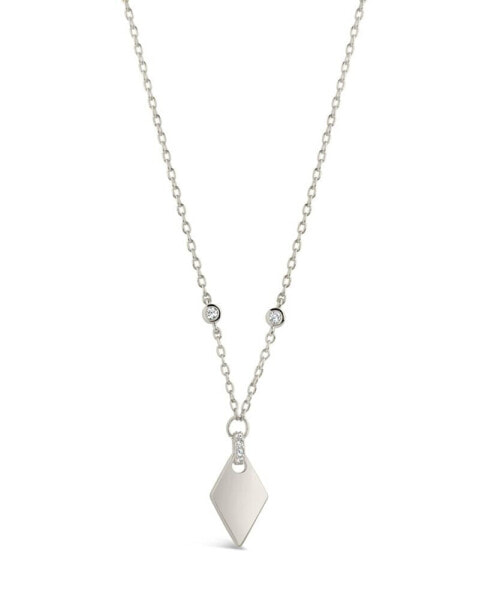 Sterling Forever louise Pendant Necklace