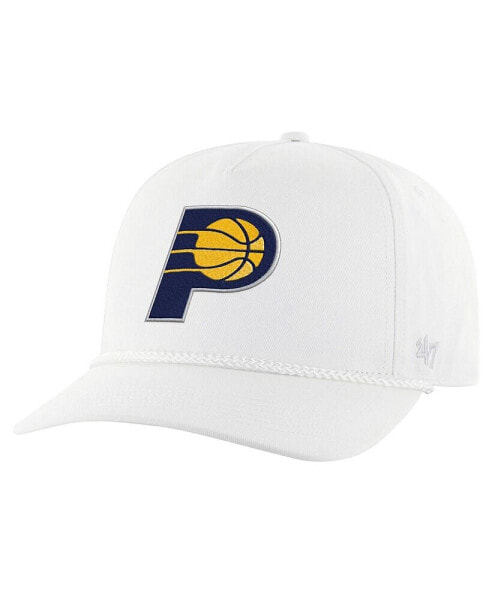 Men's White Indiana Pacers Core Logo Rope Hitch Adjustable Hat