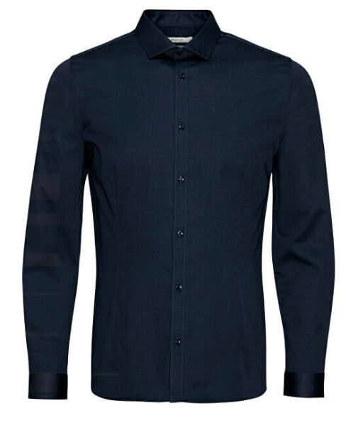Рубашка мужская Jack & Jones JJPRPARMA Slim Fit 12097662 синяя