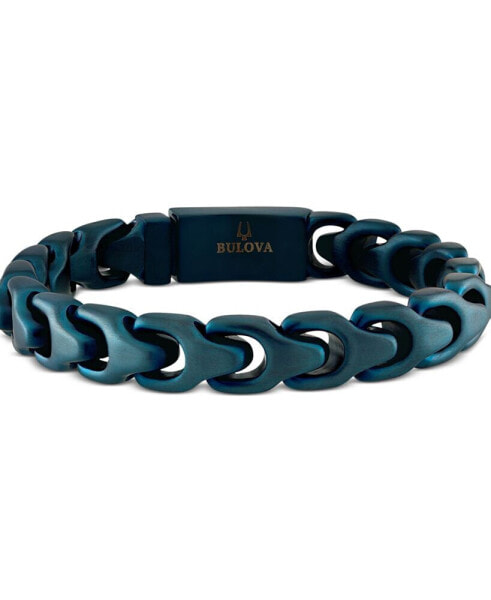 Blue-Tone IP Stainless Steel Link Bracelet