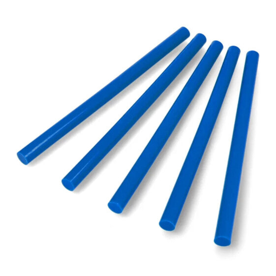 Hot glue 11,2/200mm Megatec - blue - 5pcs