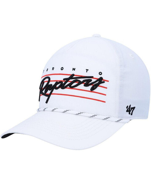 Men's White Toronto Raptors Downburst Hitch Snapback Hat