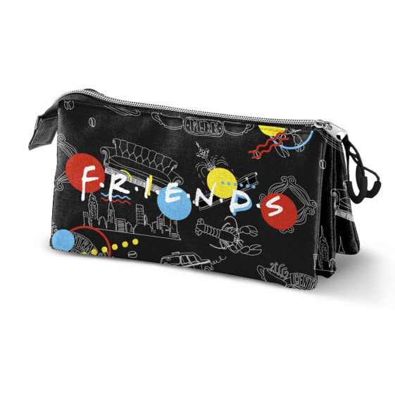 KARACTERMANIA Fan Triple 2.0 Friends Lights Pencil Case