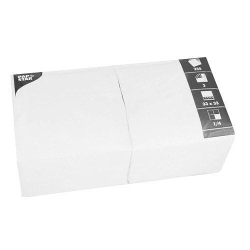 PAPSTAR 12484 - White - Tissue paper - Monochromatic - 51 g/m² - 330 mm - 330 mm