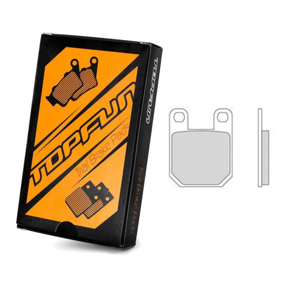 TOPFUN Rear Brake Pads Beta Zero