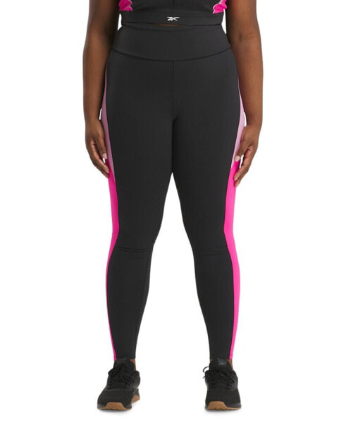 Plus Size Colorblocked Lux High Rise Leggings