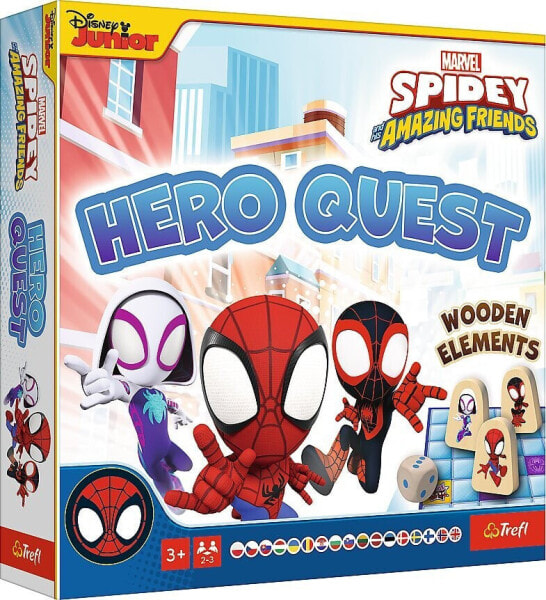 Trefl GRA planszowa Spidey Hero Quest 02436