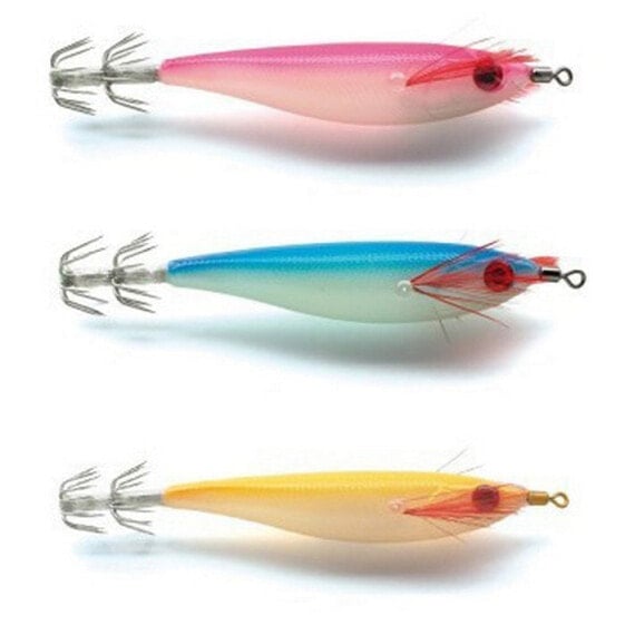 Приманка для рыбалки ZUNZUN Jibidevon Crystal Luminiscente Squid Jig 80g