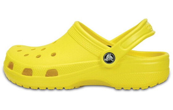 Сандалии Crocs Classic clog желтого цвета 10001-7C1