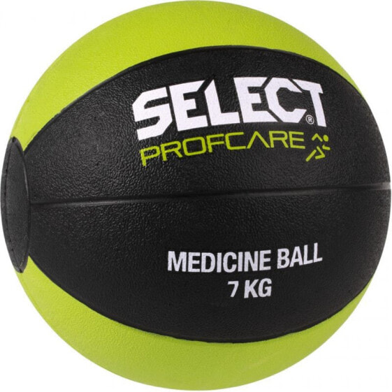 Фитбол Select медицинский 7 кг 2019 черный и лайм 15737