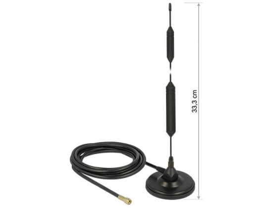 Delock 12418 - 5 dBi - 0.824 - 0.96 / 1.71 - 1.99 GHz - 50 ? - Omni-directional antenna - SMA - Male