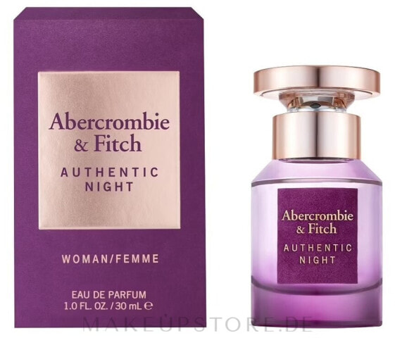 Abercrombie & Fitch Authentic Night - Eau de Parfum 30 ml