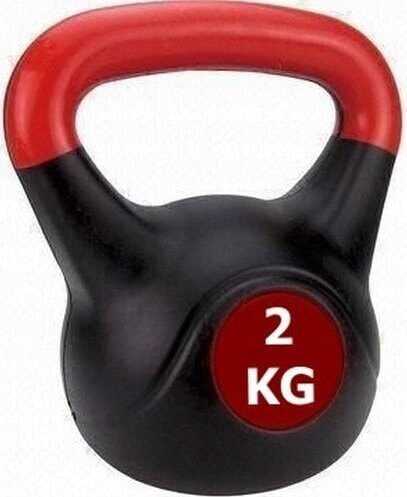 Kettlebell HANTLA KETTLEBELL ODWAŻNIK WINYLOWA 2 KG