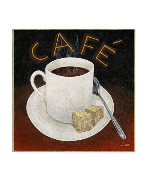 Pablo Esteban Cafe Coffee Steam Canvas Art - 15.5" x 21"