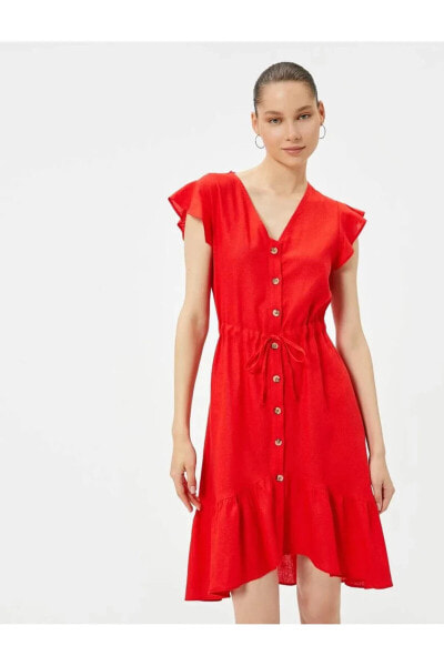 Kadın Elbise Kırmızı 4sal80051ıw