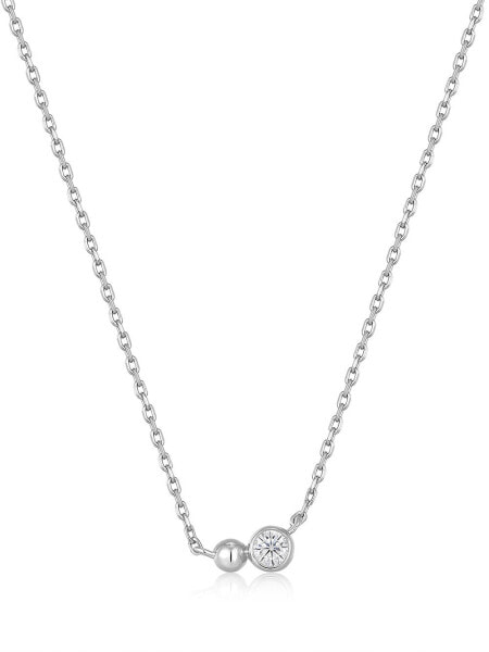 ANIA HAIE N045-02H-CZ Spaced Out Ladies Necklace, adjustable