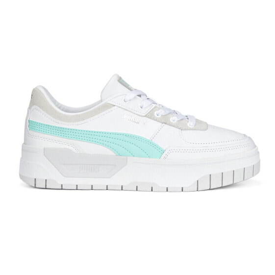 Puma Cali Dream Lace Up Womens White Sneakers Casual Shoes 39273211