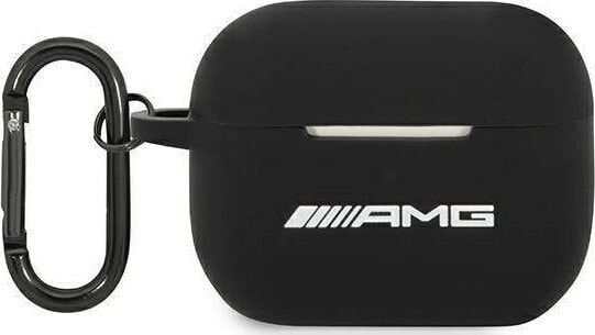 Mercedes AMG Silicone Big Logo - Etui AirPods Pro (czarny)