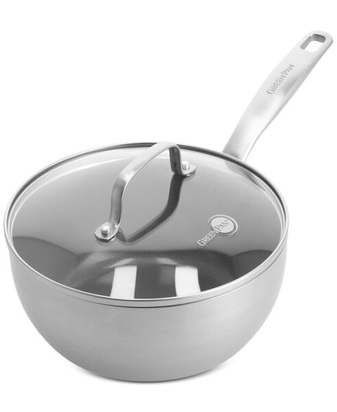 Chatham Stainless Ceramic Nonstick 2.5-Qt. Saucepan & Lid