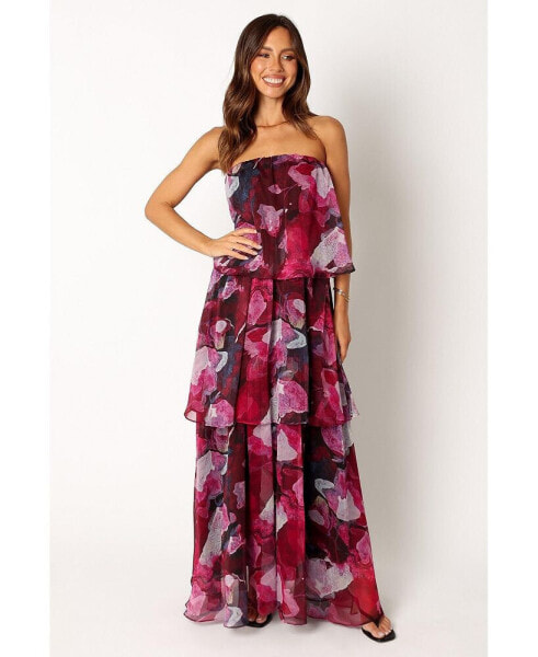 Women's Bloom Strapless Maxi Dress
