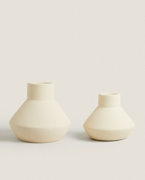Irregular ceramic vase