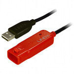 Lindy 12m USB2.0 Extension Kit 42870 - 12 m - USB A - USB A - USB 2.0 - 480 Mbit/s - Black