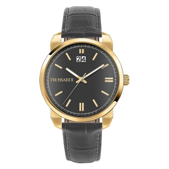 Мужские часы Trussardi R2451154002 Чёрный Серый (Ø 40 mm)