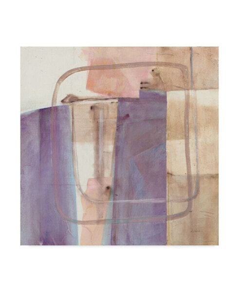 Mike Schick Passage I Blush Purple Canvas Art - 15" x 20"
