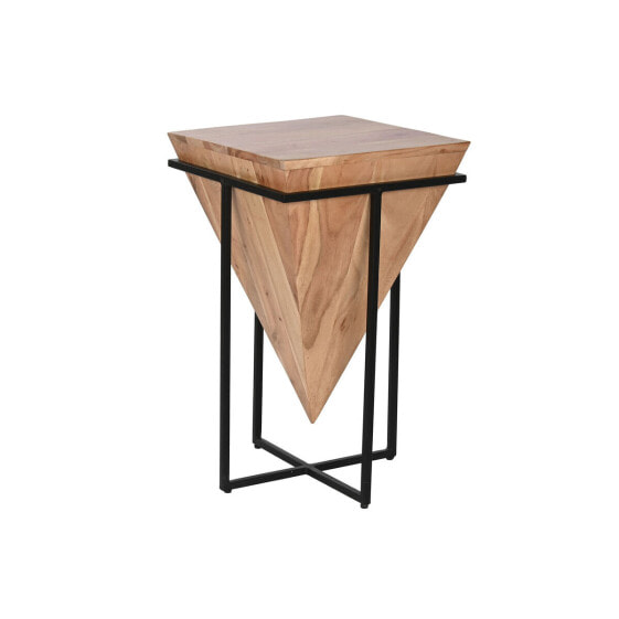 Журнальный столик Home ESPRIT Коричневый Чёрный Металл древесина акации 41 x 41 x 67 см