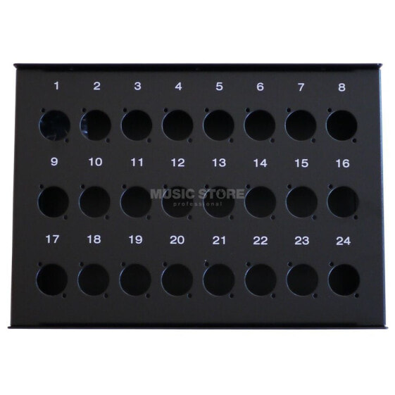 MUSIC STORE Stagebox - 24 / 24-Holes for Floor/Wall, D-Series