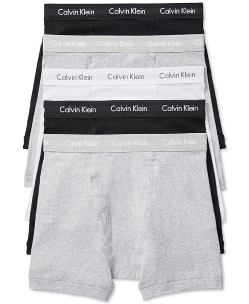 Men's 5-Pack Cotton Classic Boxer Briefs Underwear