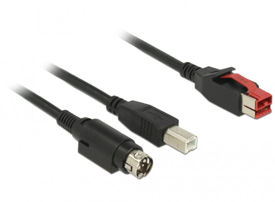 Delock 85490 - 4 m - USB B - USB 2.0 - 480 Mbit/s - Black