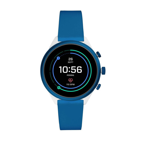 Fossil Women's Sport Heart Rate Metal and Silicone Touchscreen Smartwatch FTW...